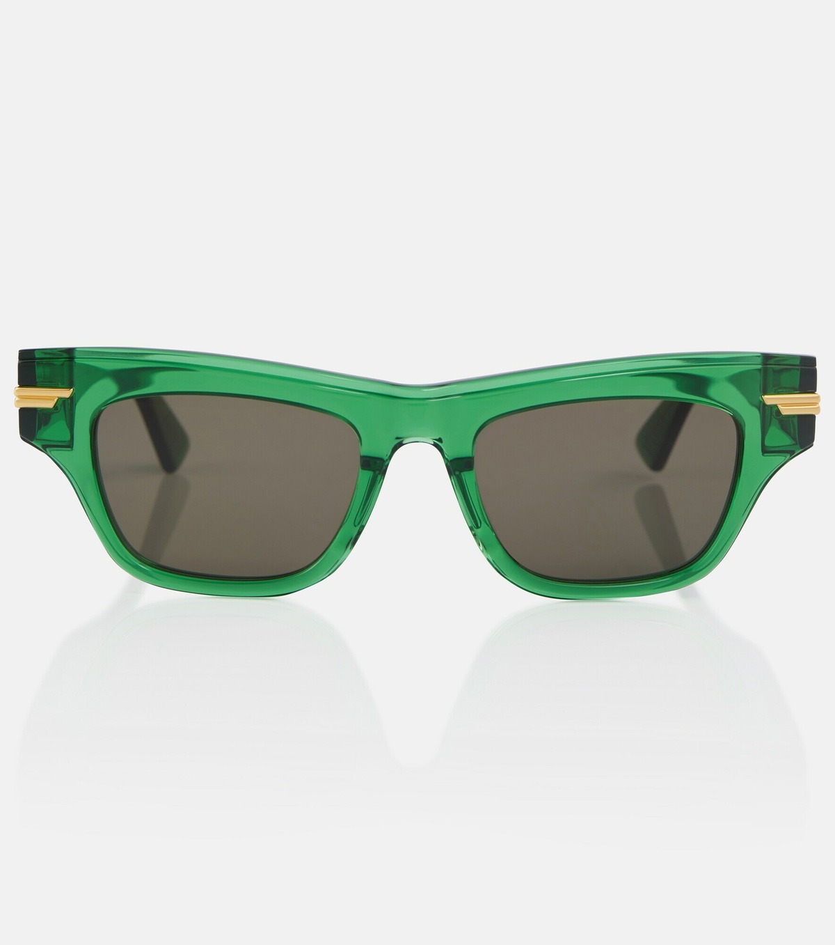 Bottega Veneta Square-Frame Acetate Sunglasses