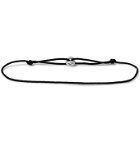Le Gramme - Sterling Silver Cord Bracelet - Black
