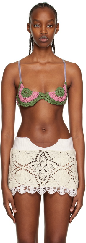 Photo: Katya Zelentsova SSENSE Exclusive Green Bra