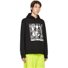 Nomenklatura Studio SSENSE Exclusive Black Shattered Youth Face Hoodie