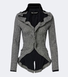 Junya Watanabe Houndstooth wool-blend jacket