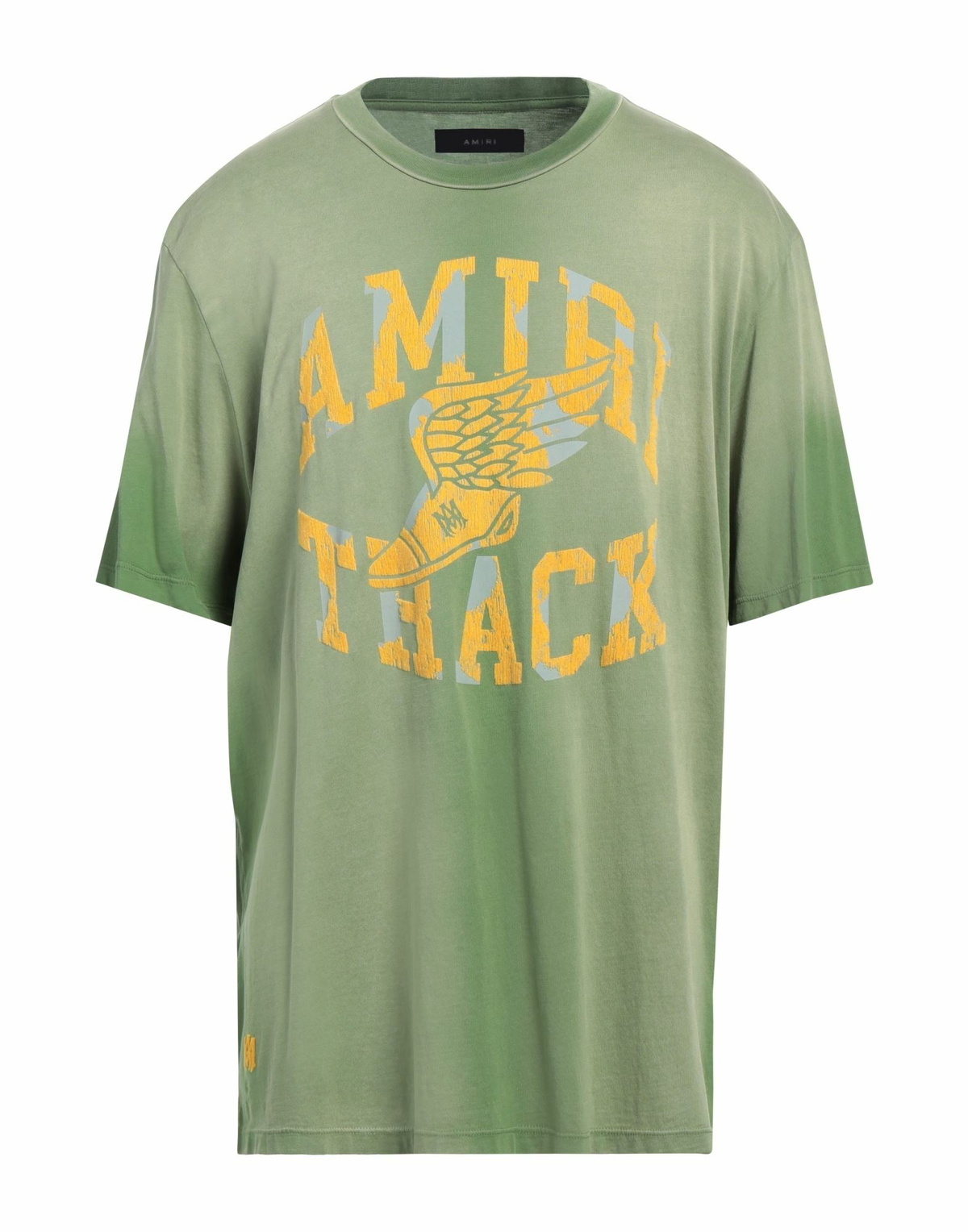 Amiri Mens T-shirt in Sage green