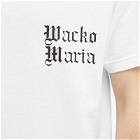 Wacko Maria Men's Type 8 Crew Neck T-Shirt in White