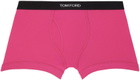 TOM FORD Pink Cotton Boxer Briefs