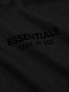 FEAR OF GOD ESSENTIALS - Logo-Appliquéd Cotton-Blend Jersey Sweatshirt - Black