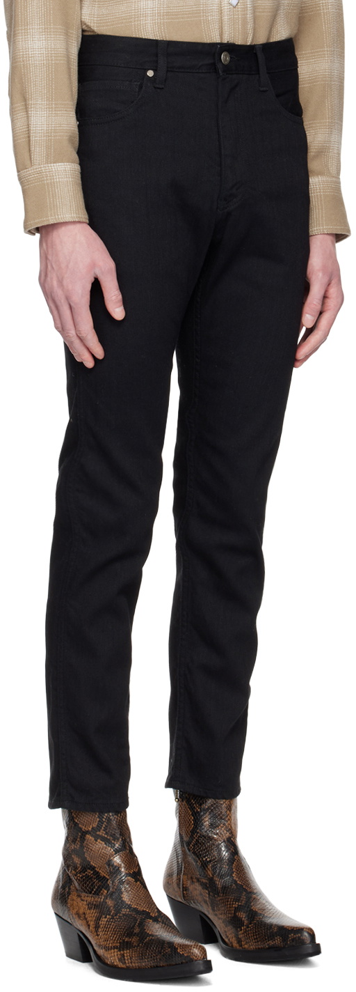The Letters Black Tapered Jeans