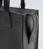 Loewe - Buckle leather tote bag