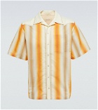 Wales Bonner - Sunrise striped bowling shirt