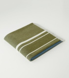 Loro Piana Suitcase striped cashmere blanket