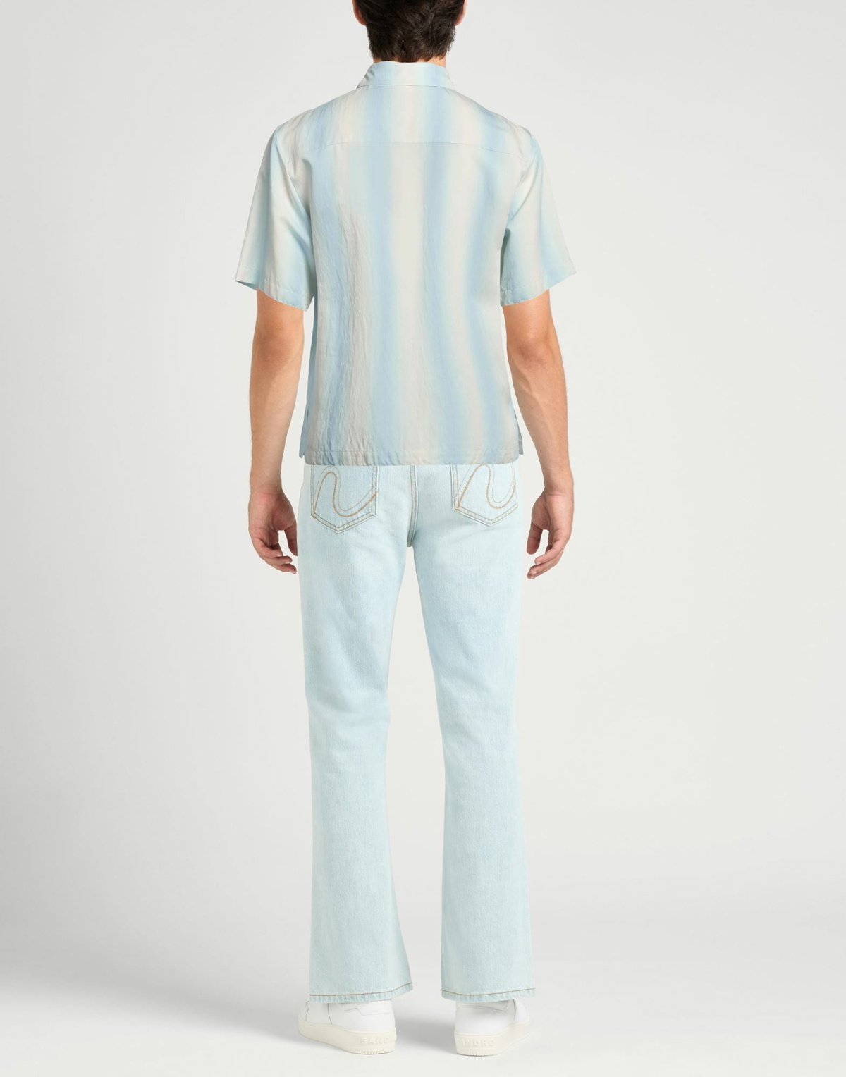 Sandro Mens Shirt Sky in Blue