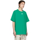 Off-White Green Caravaggio Square Over T-Shirt