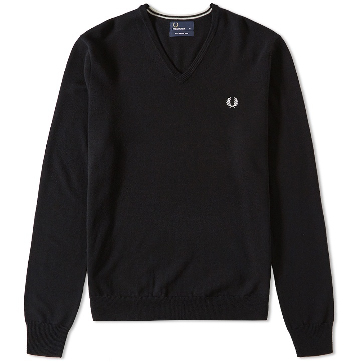 Photo: Fred Perry Classic V-Neck Knit
