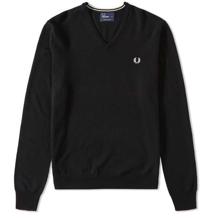 Photo: Fred Perry Classic V-Neck Knit