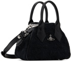 Vivienne Westwood Black Towelling Mini Yasmine Bag