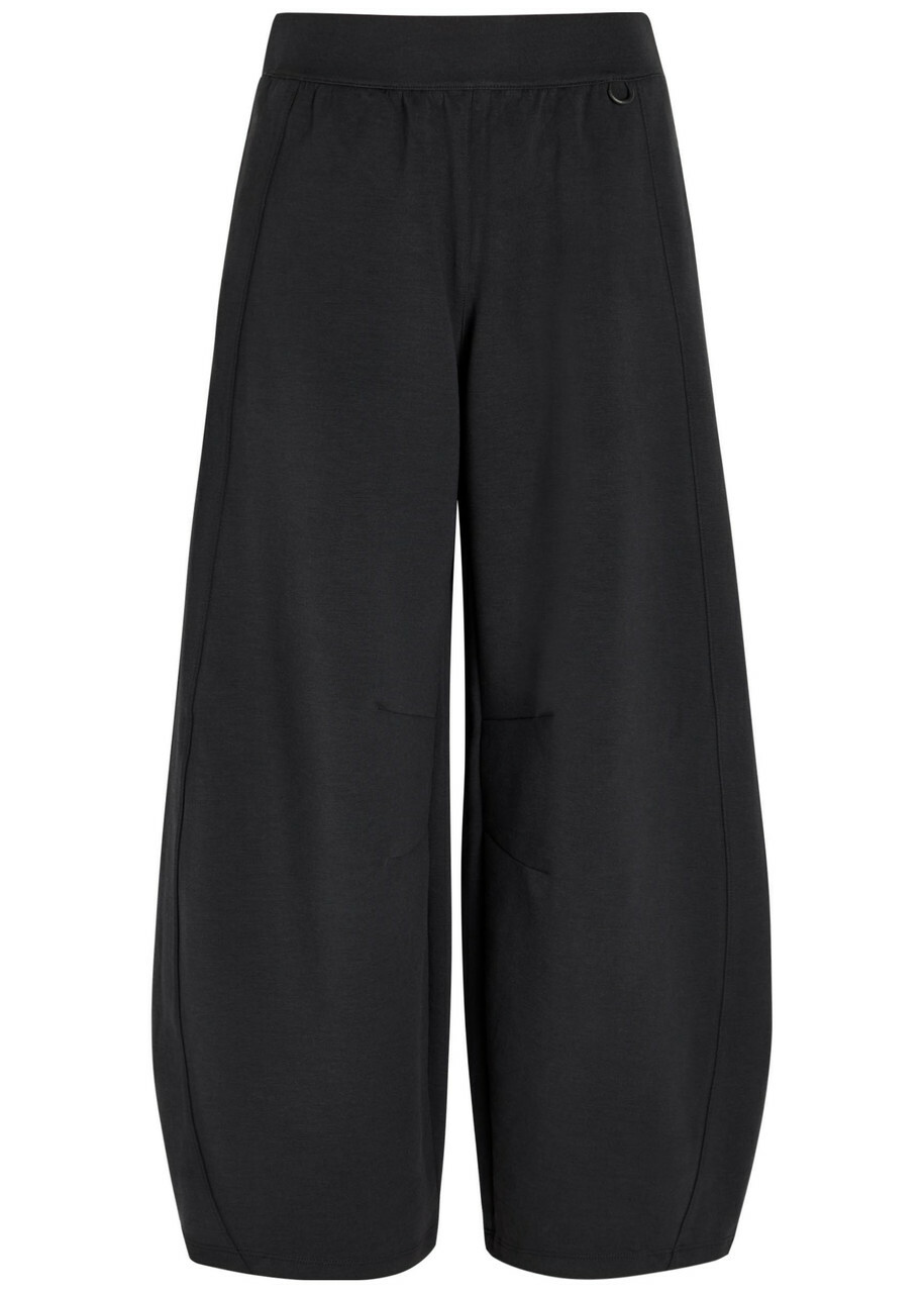 Nike 24.7 Wide Barrel-leg Impossiblysoft Jersey Sweatpants Black