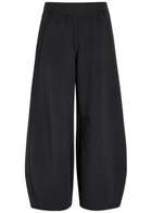 Nike 24.7 Wide Barrel-leg Impossiblysoft Jersey Sweatpants Black