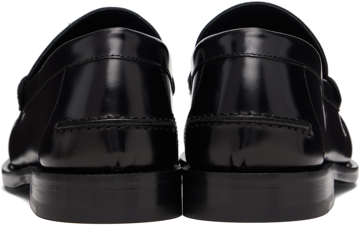 Versace Black Medusa '95 Leather Loafers