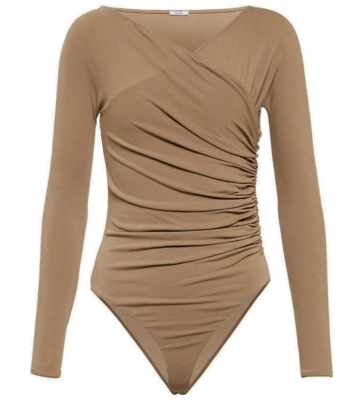 Photo: Wolford x Nao Takekoshi Ruched bodysuit