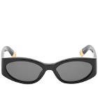 Jacquemus Men's Gala Sunglasses in Black