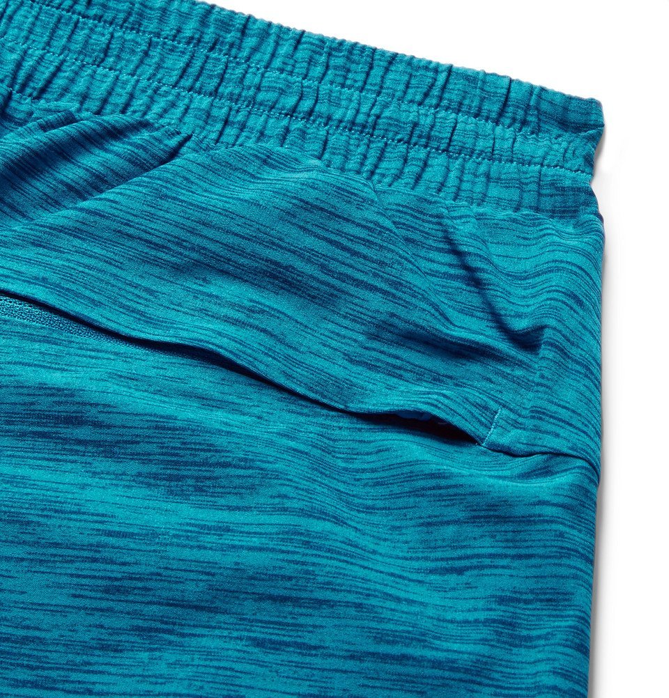 Lululemon - Channel Cross Slim-Fit Mid-Length Mélange Swim Shorts