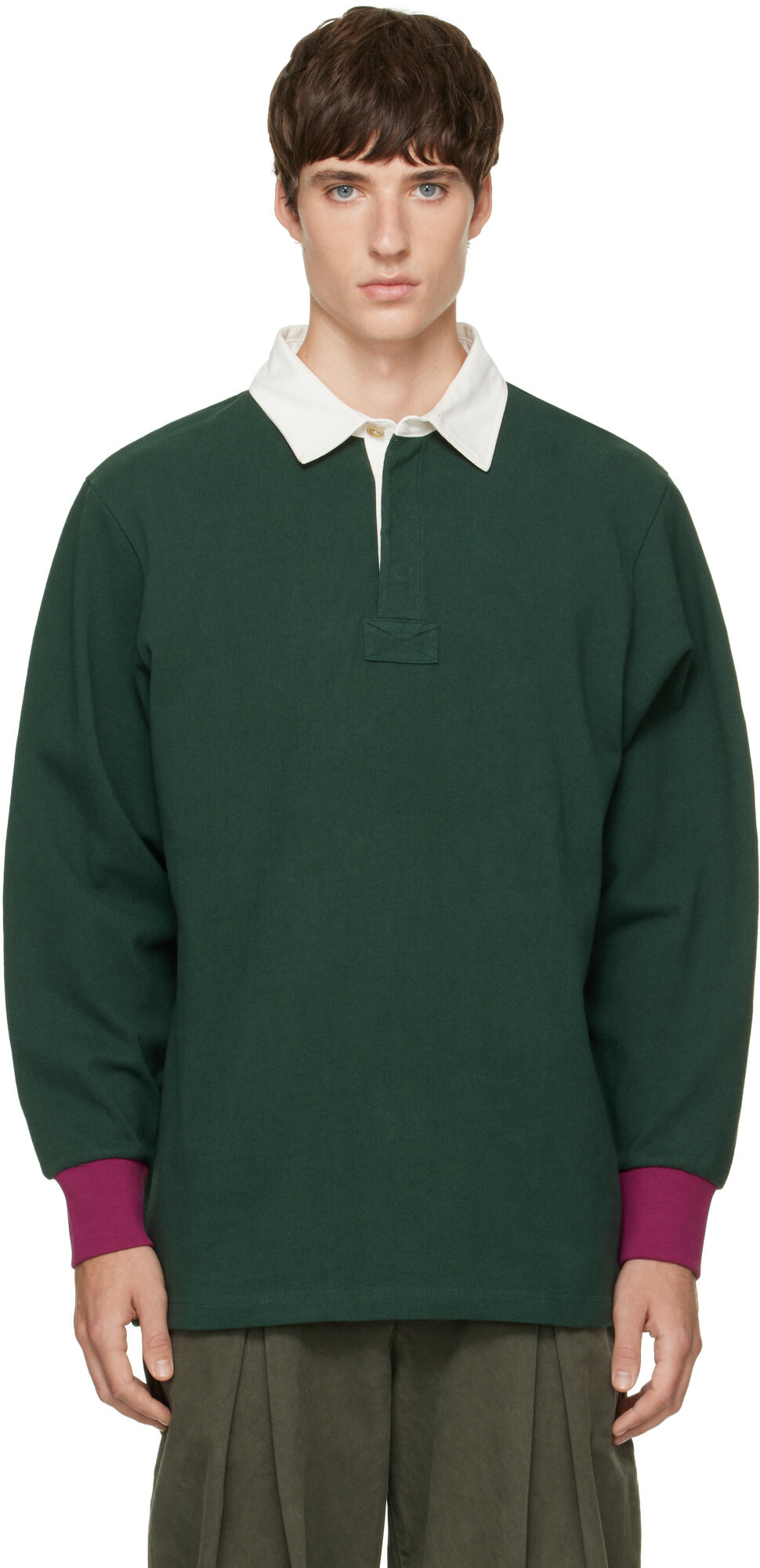Entire Studios Green Jonah Polo