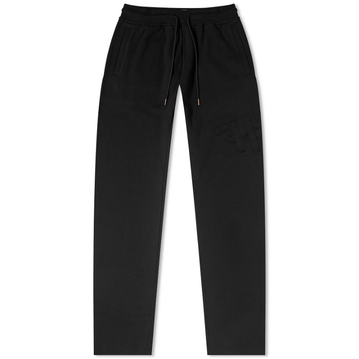 Photo: Honor the Gift Men's Script Embroidered Pant in Black