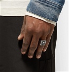 Vetements - Burnished Silver-Tone Ring - Men - Silver
