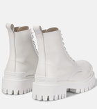 Balenciaga - Strike leather combat boots