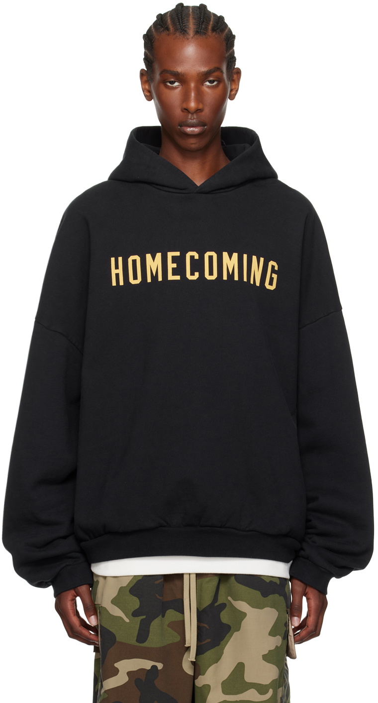 Fear of God ESSENTIALS Black Heavyweight Hoodie