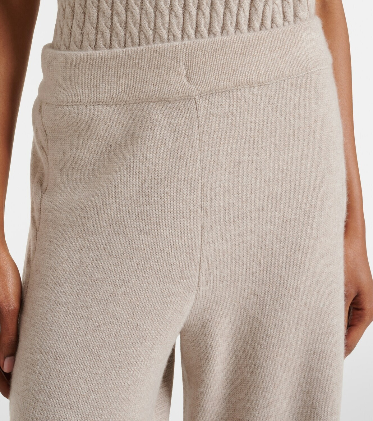 Lisa Yang Olanda cashmere wide-leg pants