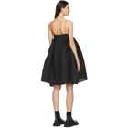 Cecilie Bahnsen Black Matelasse Lisbeth Dress