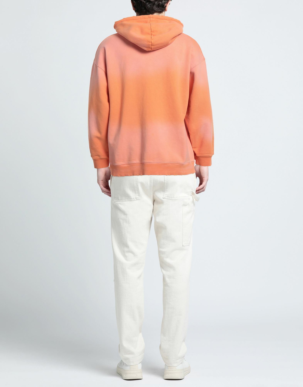 Msgm Mens Sweatshirt in Orange