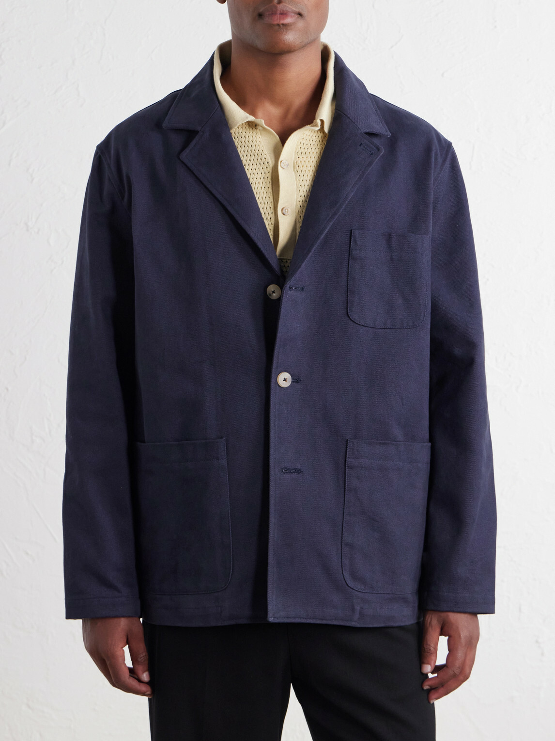 De Bonne Facture - Cotton-Twill Jacket - Blue
