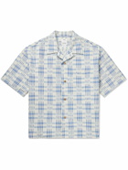 Visvim - Crosby Convertible-Collar Cotton and Linen-Blend Shirt - Neutrals