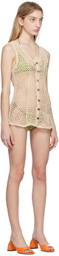Akoia Beige Jala Minidress