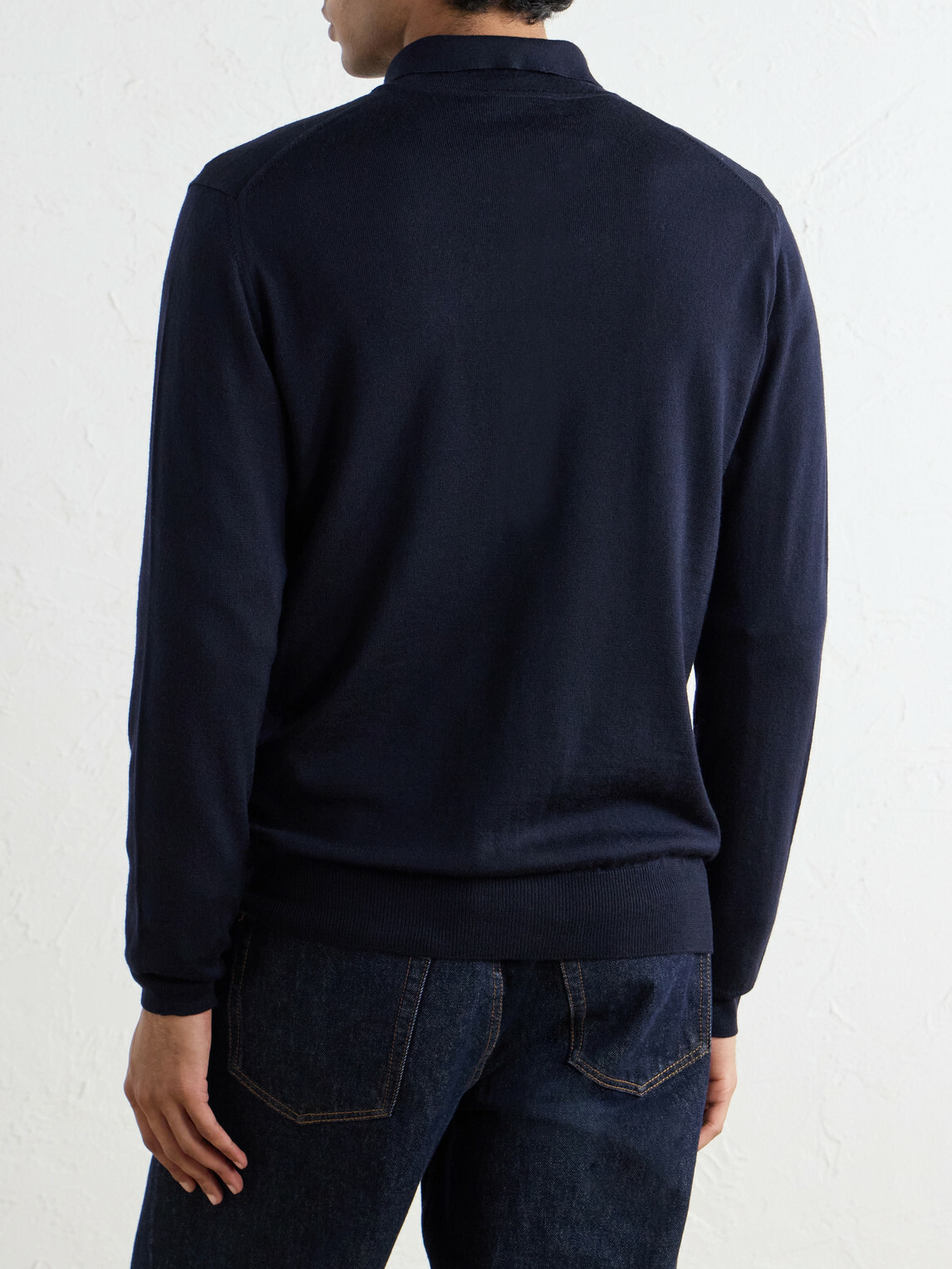 Altea - Virgin Wool Cardigan - Blue