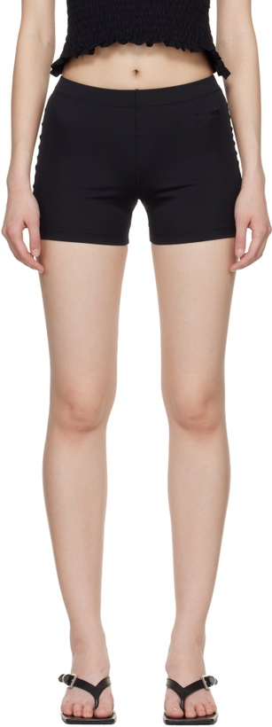 Photo: VETEMENTS Black Push-Up Yoga Shorts