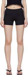 VETEMENTS Black Push-Up Yoga Shorts