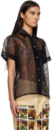 Sky High Farm Workwear Black Constellation Shirt