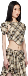 Collina Strada Beige Hillary Blouse