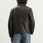 Diesel Men's Leather Jacket in Black