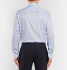 Brioni - Light-Blue Pinstriped Cotton-Poplin Shirt - Men - Blue