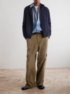 God's True Cashmere - Brushed-Cashmere Blouson Jacket - Blue