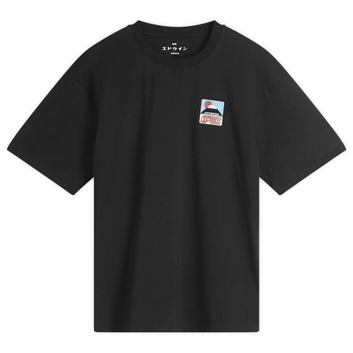 Photo: Edwin Men's Sunset On Fuji San T-Shirt in Black