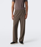 Giorgio Armani Waffle-knit straight pants