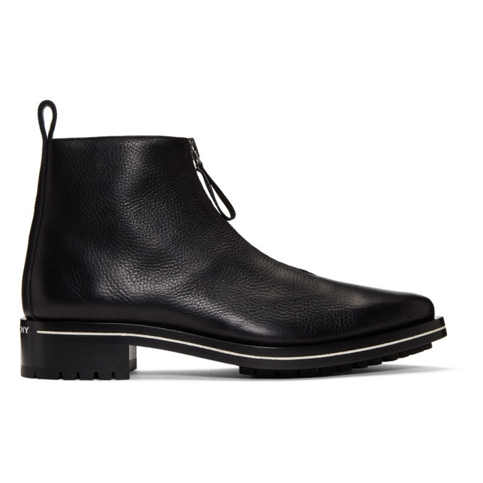 Photo: Givenchy Black Richmond Zip Boots