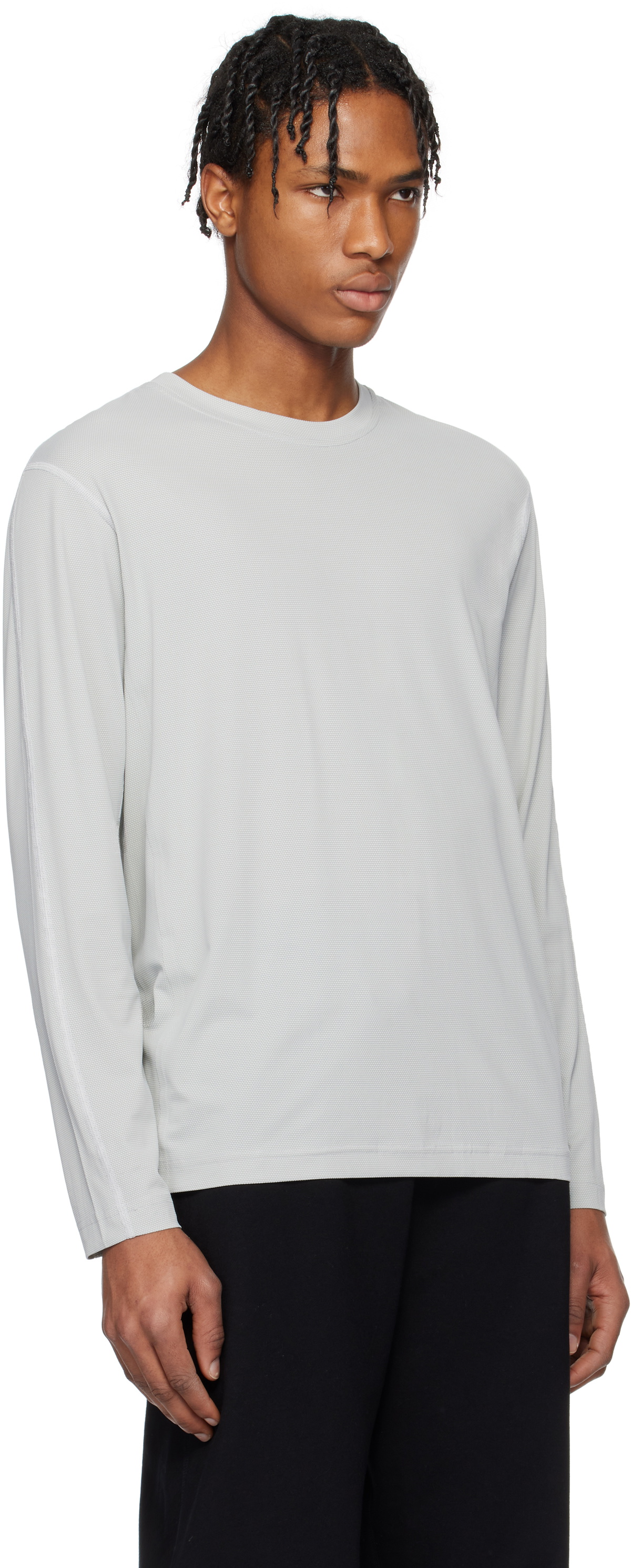Reigning Champ Gray Lightweight Cordura Standard Training T-shirt
