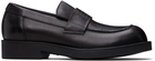 MM6 Maison Margiela Black City Biker Loafers