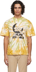 Online Ceramics Yellow & Green Bear Star Logo T-Shirt