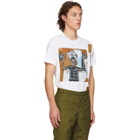 Comme des Garcons Shirt White Basquiat Edition Print T-Shirt